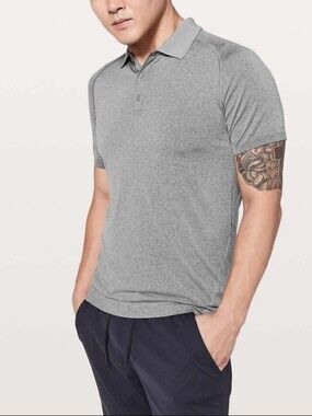 Lululemon Metal Vent Tech Polo Black  White Size XL
